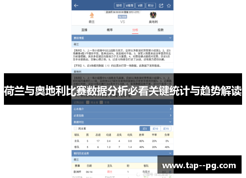 荷兰与奥地利比赛数据分析必看关键统计与趋势解读